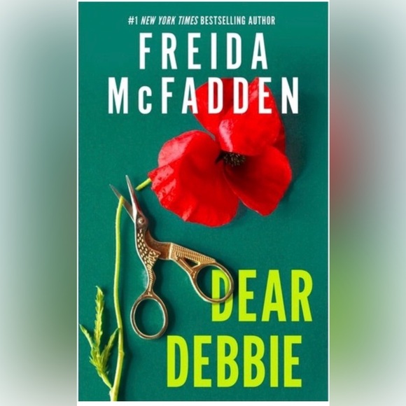 Other - Freida McFadden 'Dear Debbie' Book with Red Flower